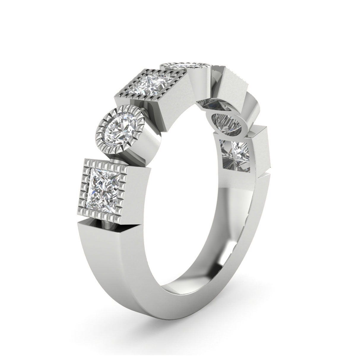 Vonda in 18k White Gold — view 5
