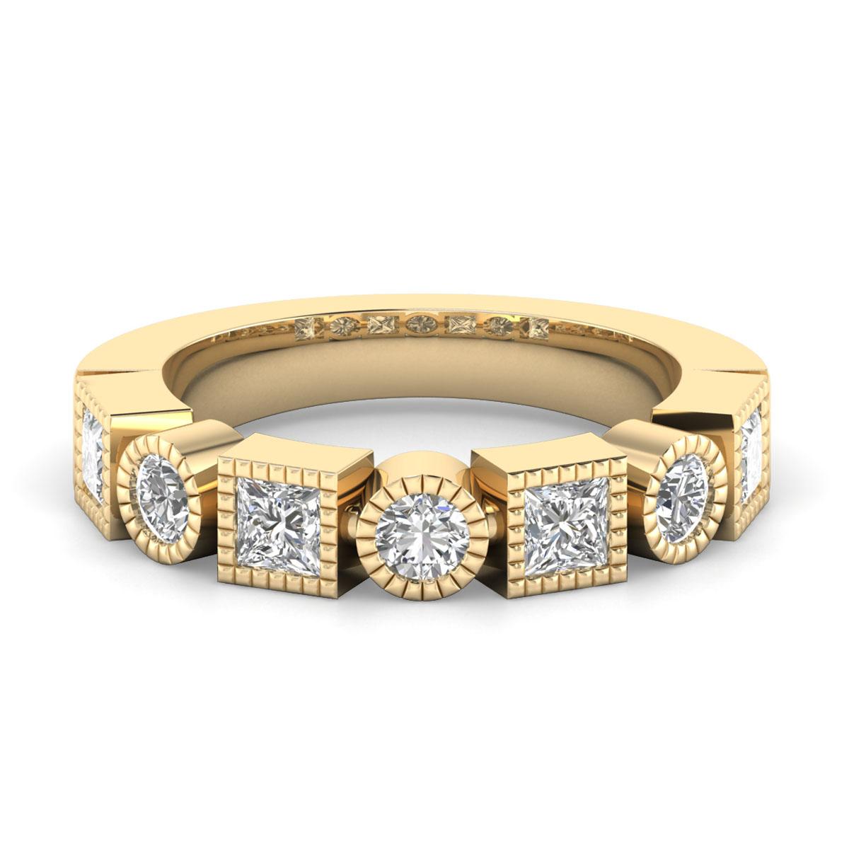 Vonda in 18k Yellow Gold — view 2