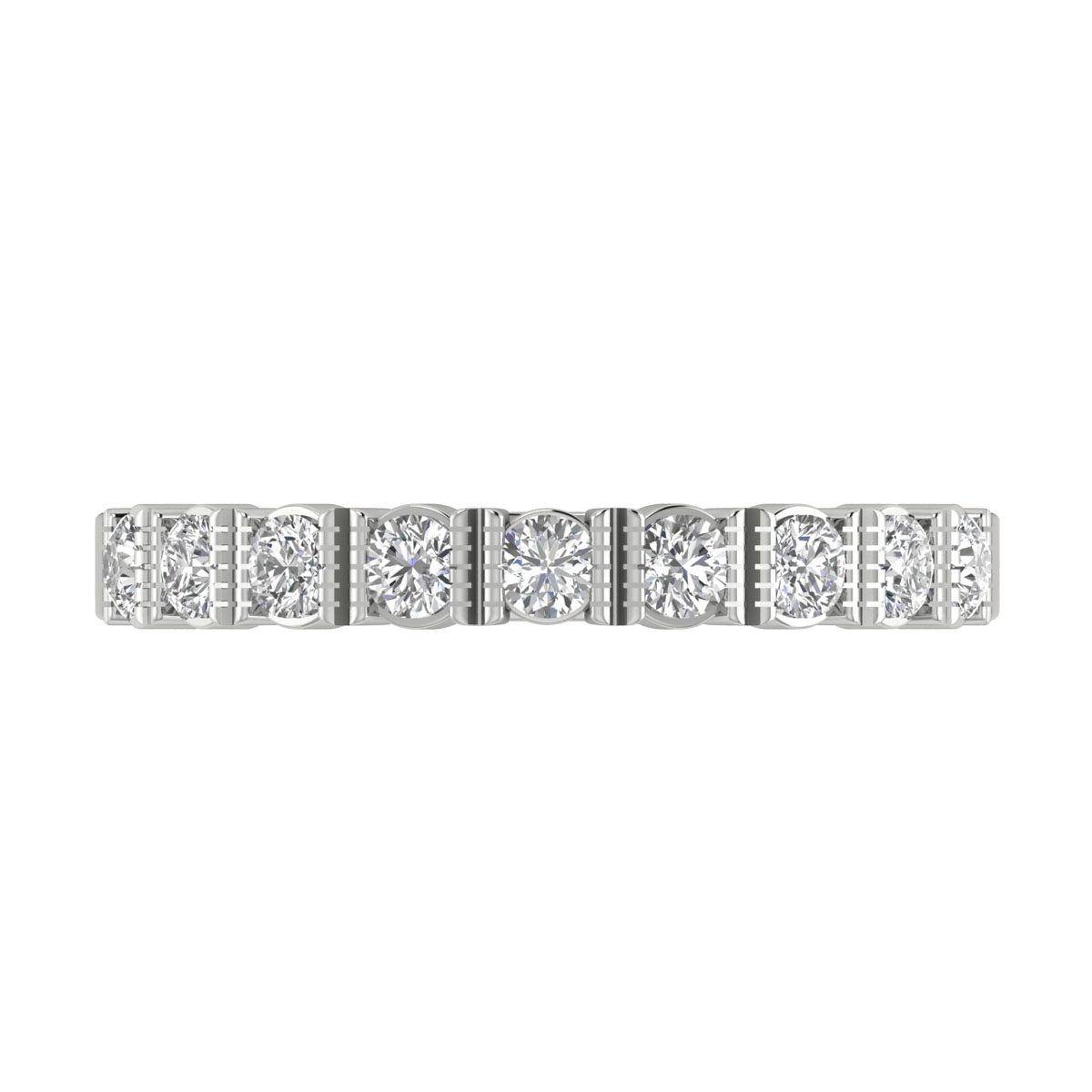Justina in 18k White Gold — view 3