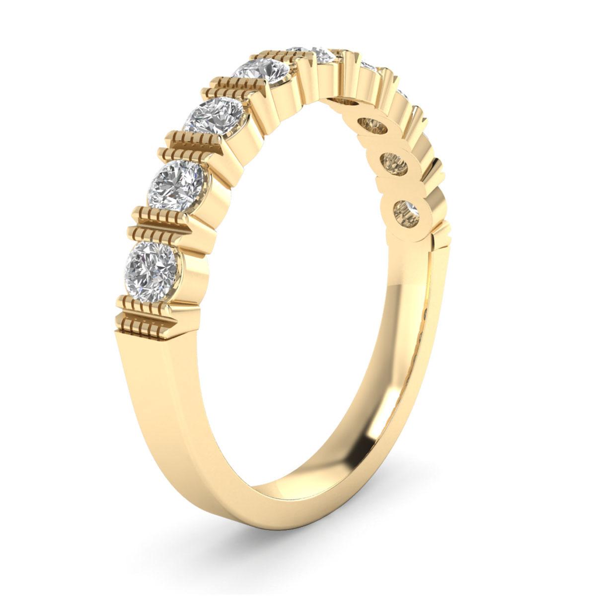 Justina in 18k Yellow Gold — view 5