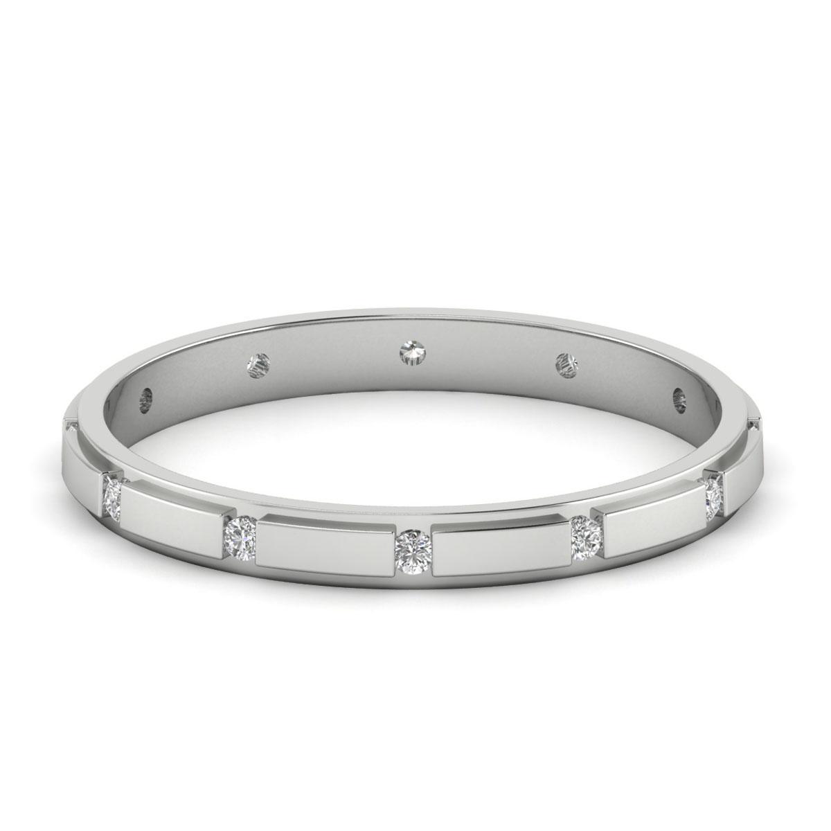 Honey in 18k White Gold