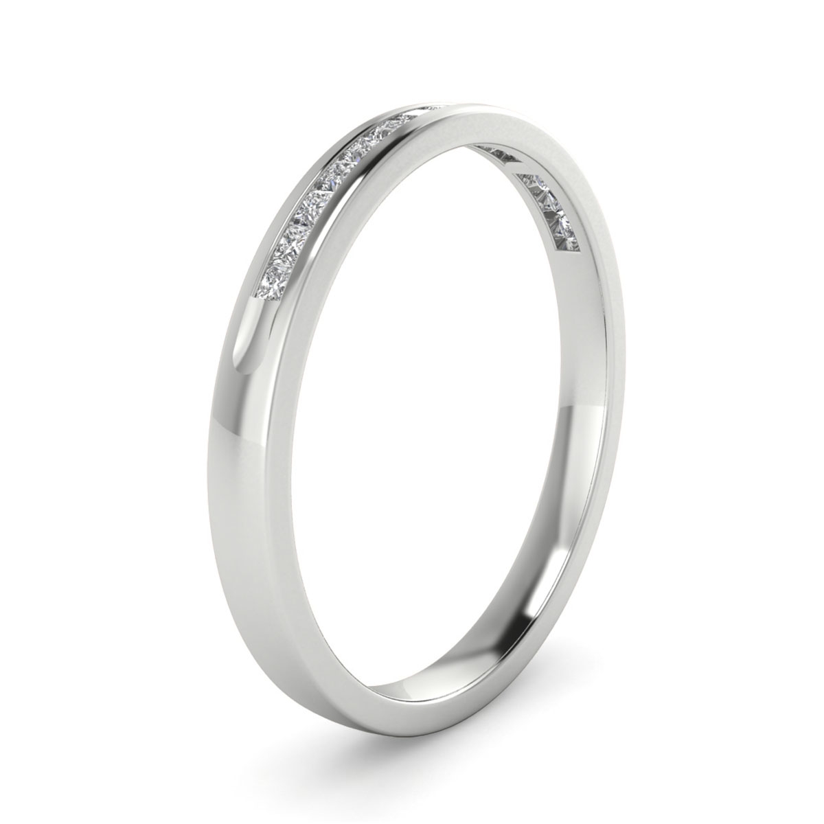 Haley in 18k White Gold — view 5