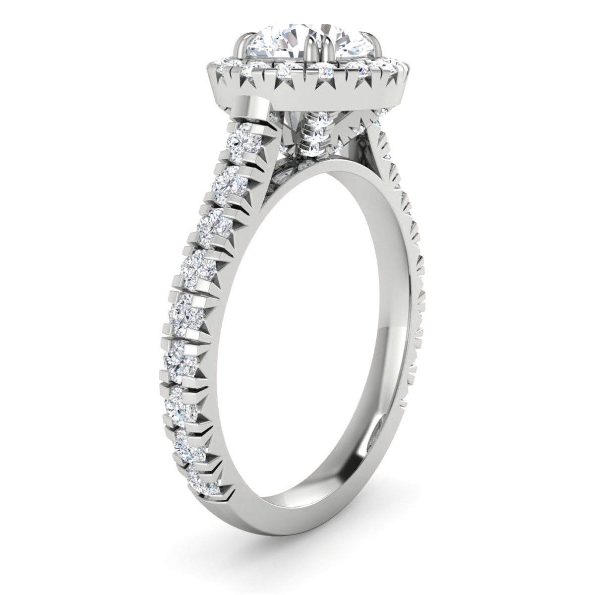 Abigail in 18k White Gold — view 3