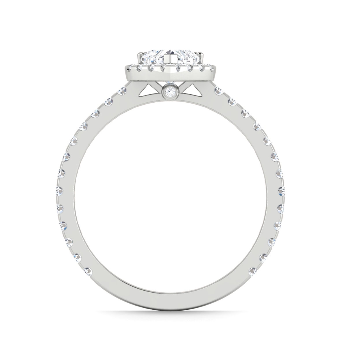 Amy in 18k White Gold — view 2