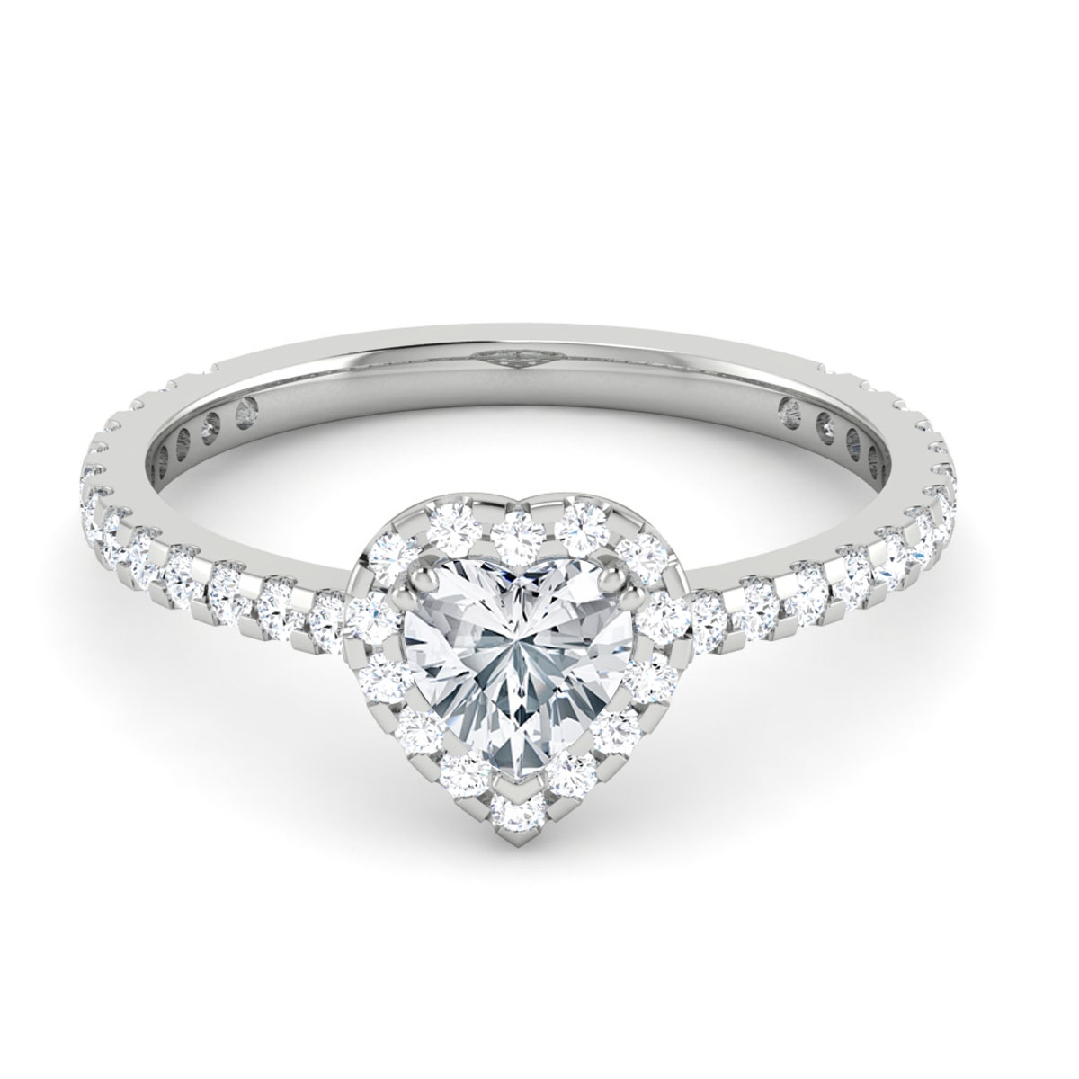 Amy in 18k White Gold