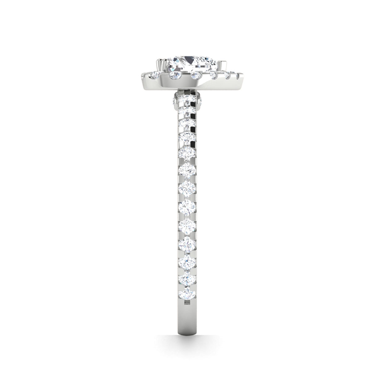 Amy in 18k White Gold — view 4