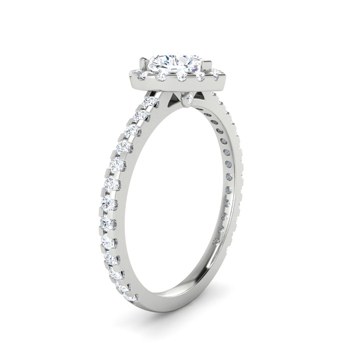 Amy in 18k White Gold — view 3