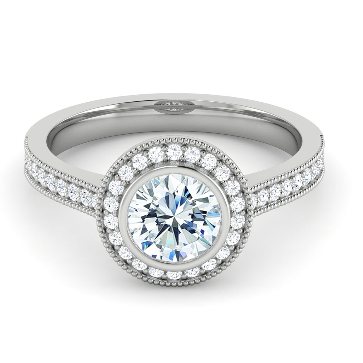 Anna in 18k White Gold
