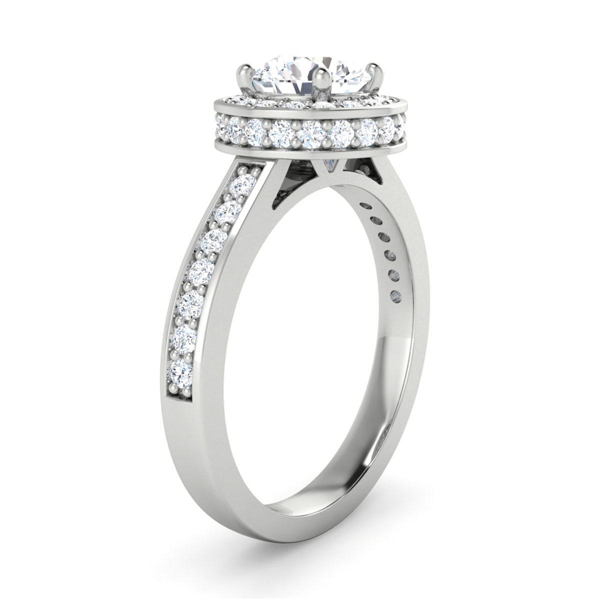 Florence in 18k White Gold — view 3