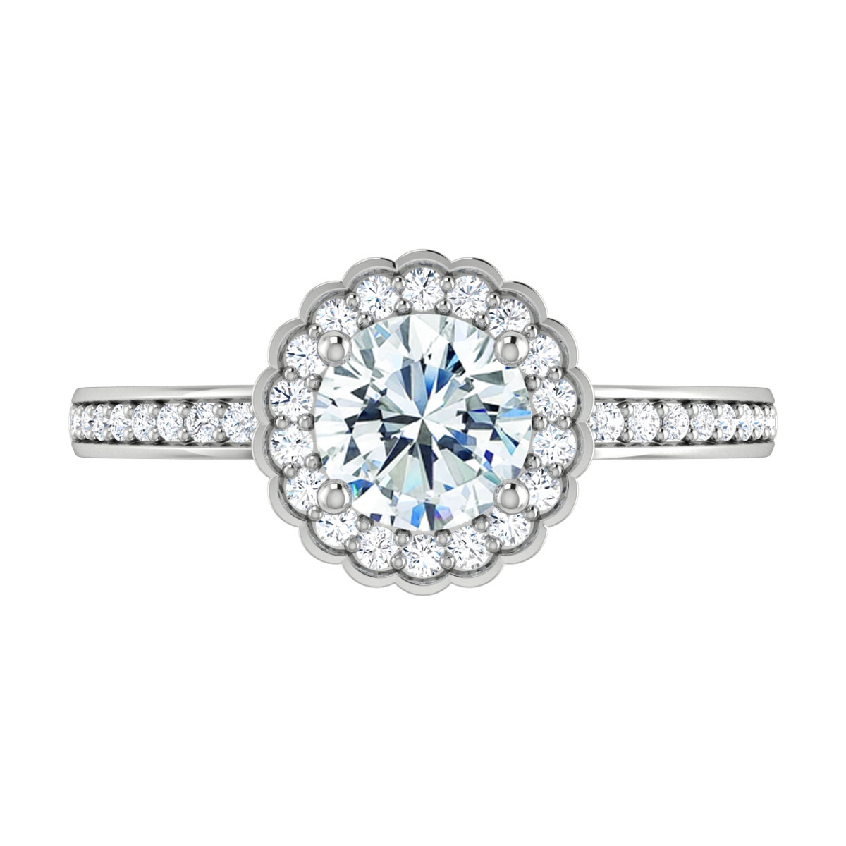 Jasmine in 18k White Gold — view 5
