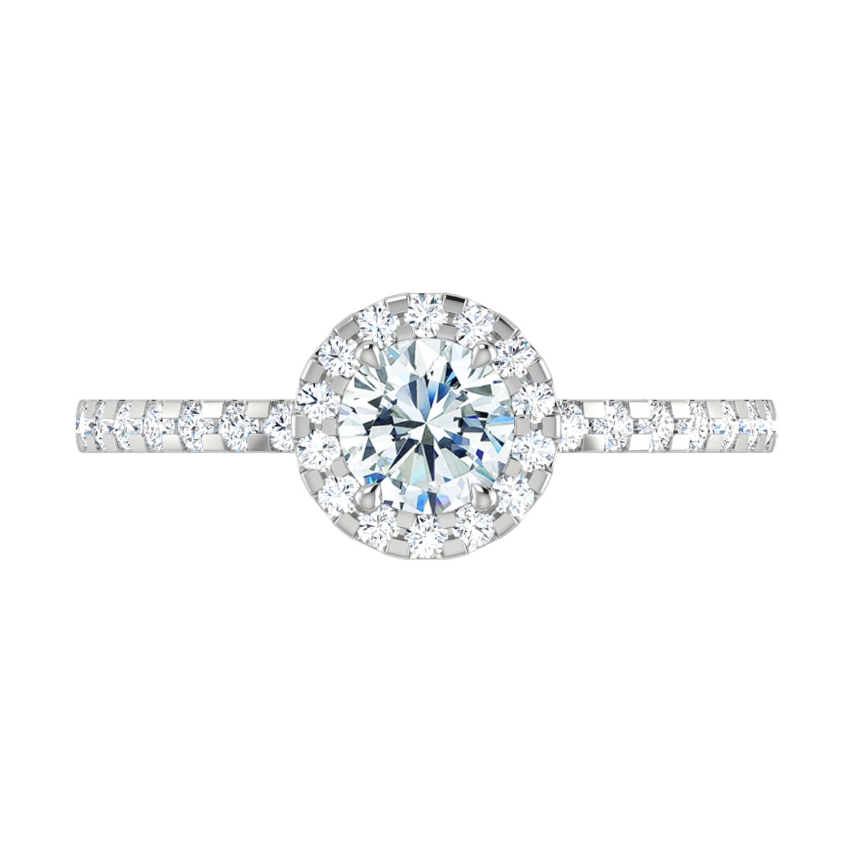 Katie in 18k White Gold — view 5