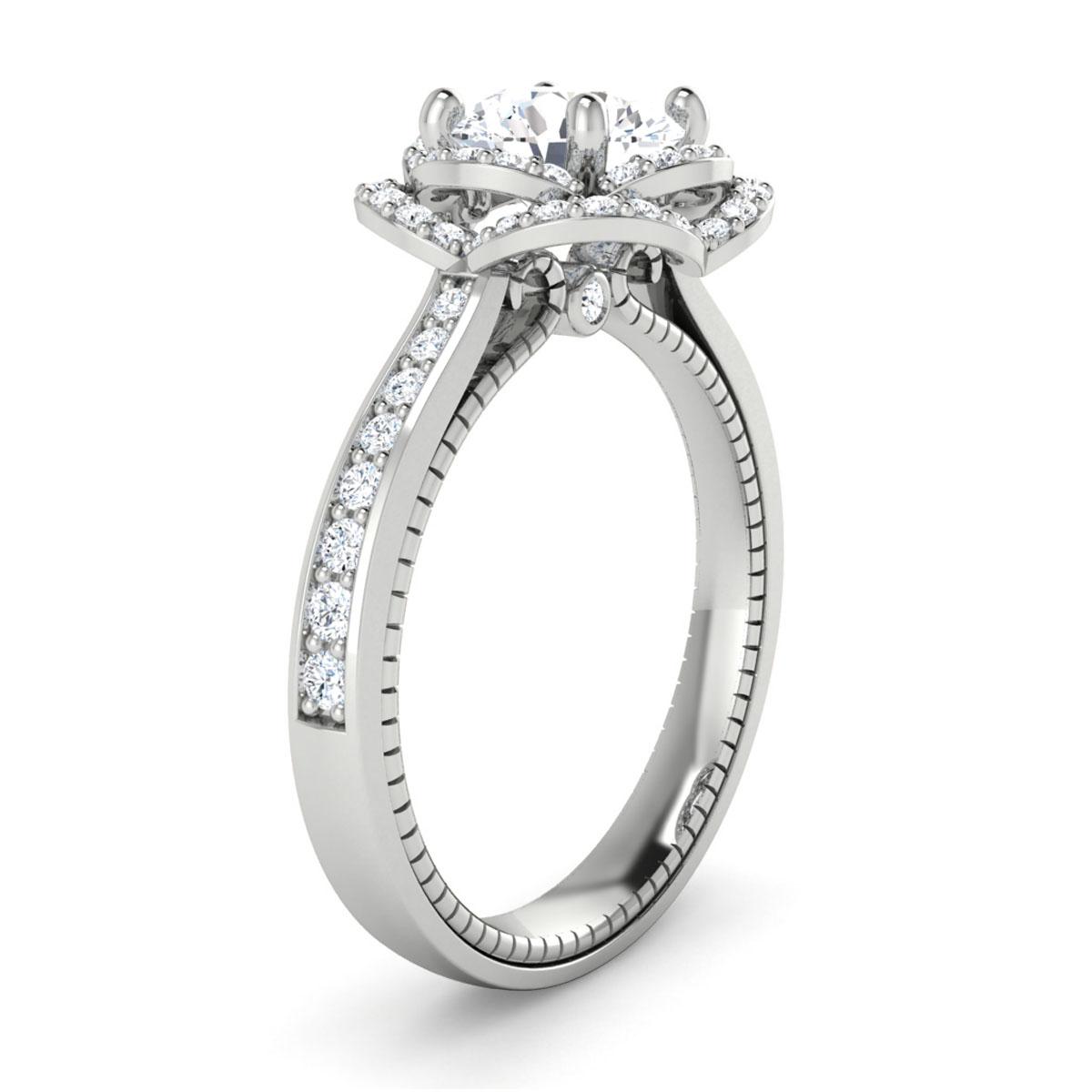 Matilda in 18k White Gold — view 3