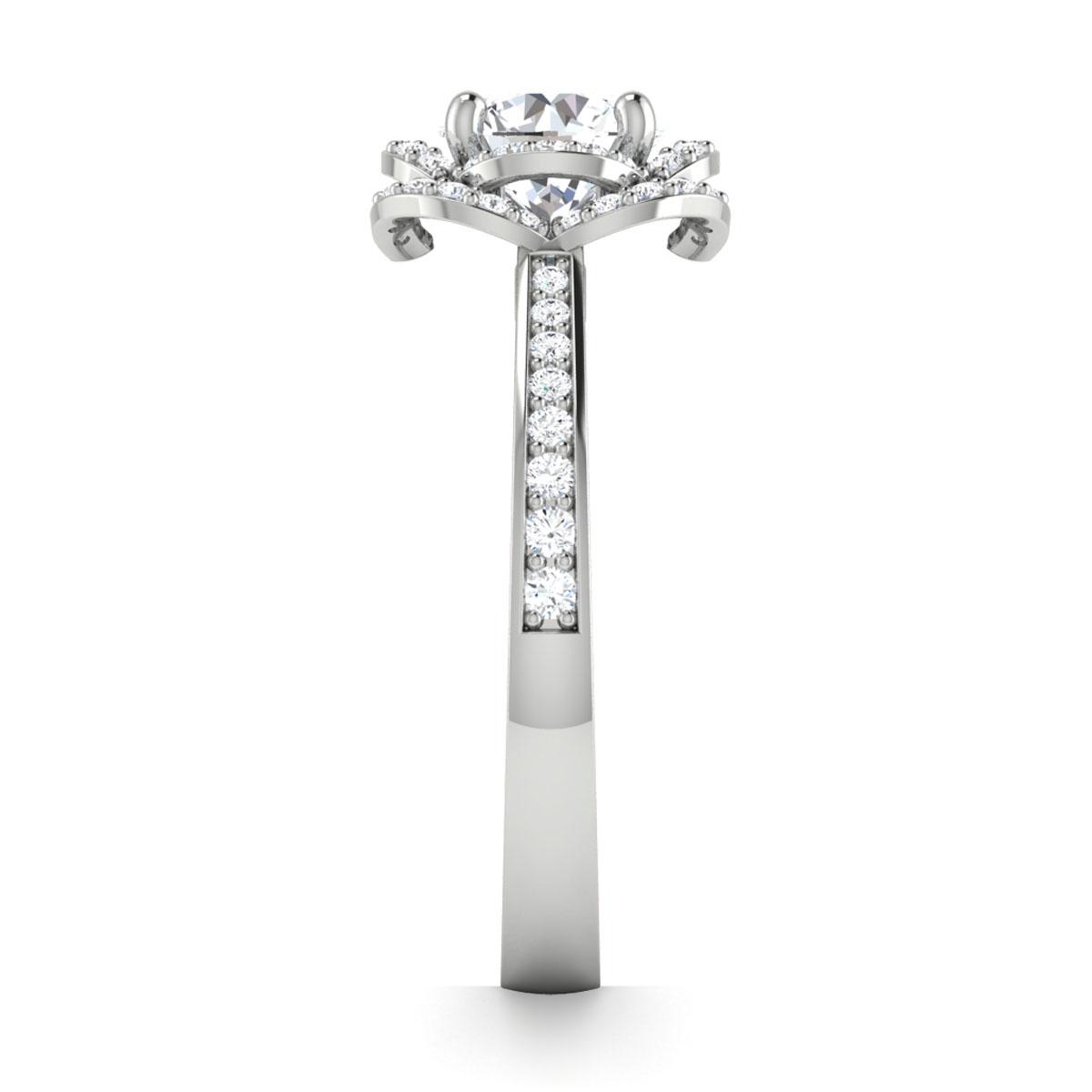 Matilda in 18k White Gold — view 4