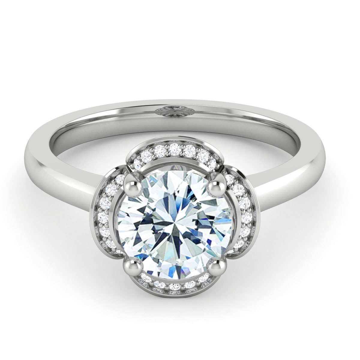Maya in 18k White Gold
