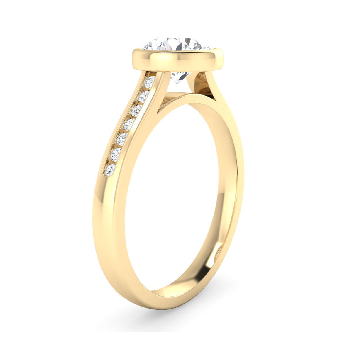 Abbie in 18k Yellow Gold — view 3