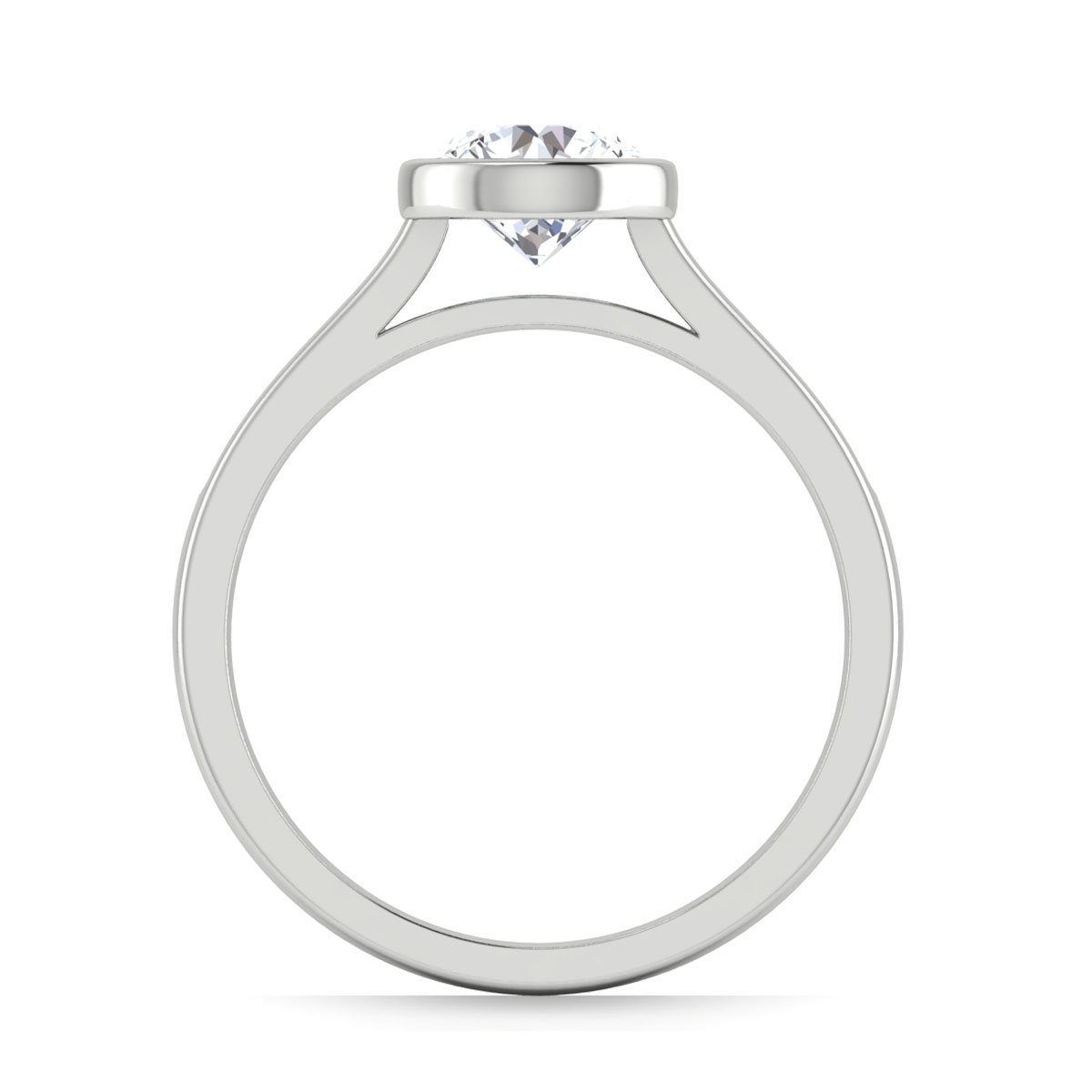 Abbie in 18k White Gold — view 2