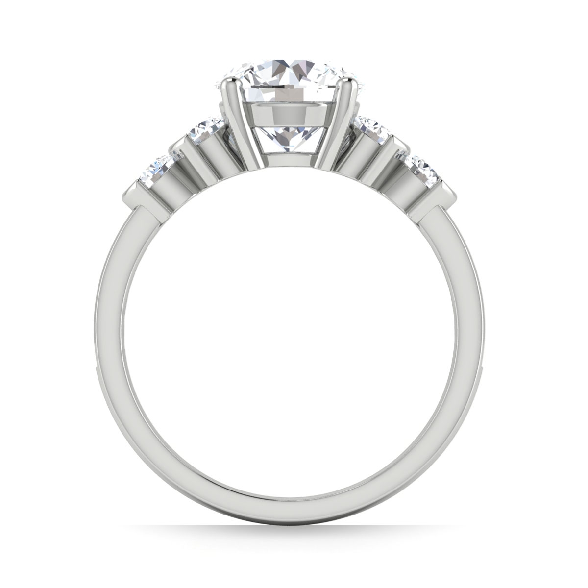 Alia in 18k White Gold — view 2
