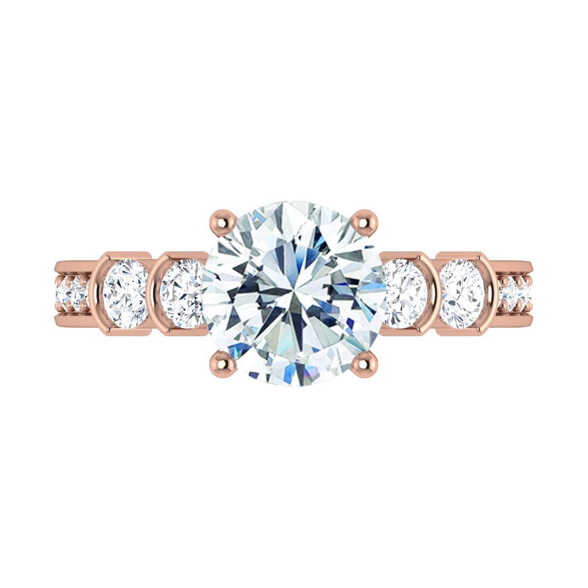 Alia in 18k Rose Gold — view 5
