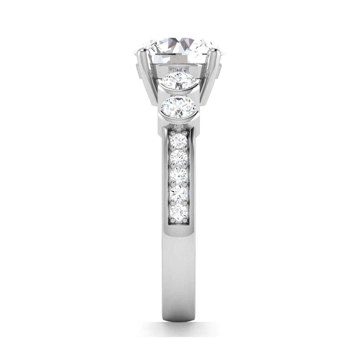 Alia in 18k White Gold — view 4
