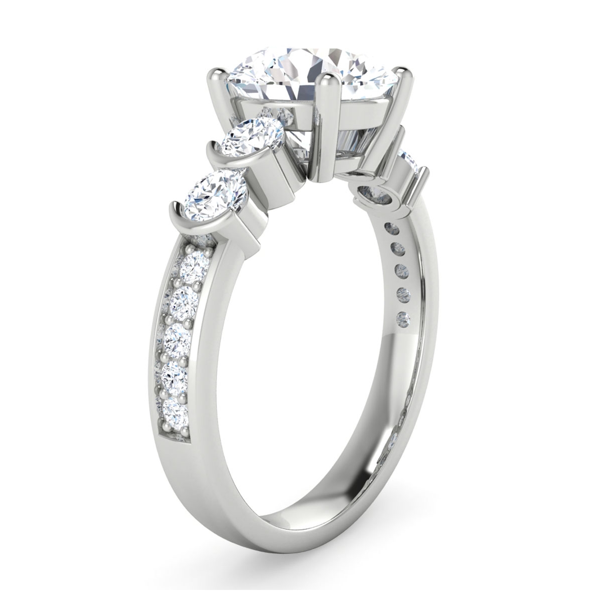 Alia in 18k White Gold — view 3