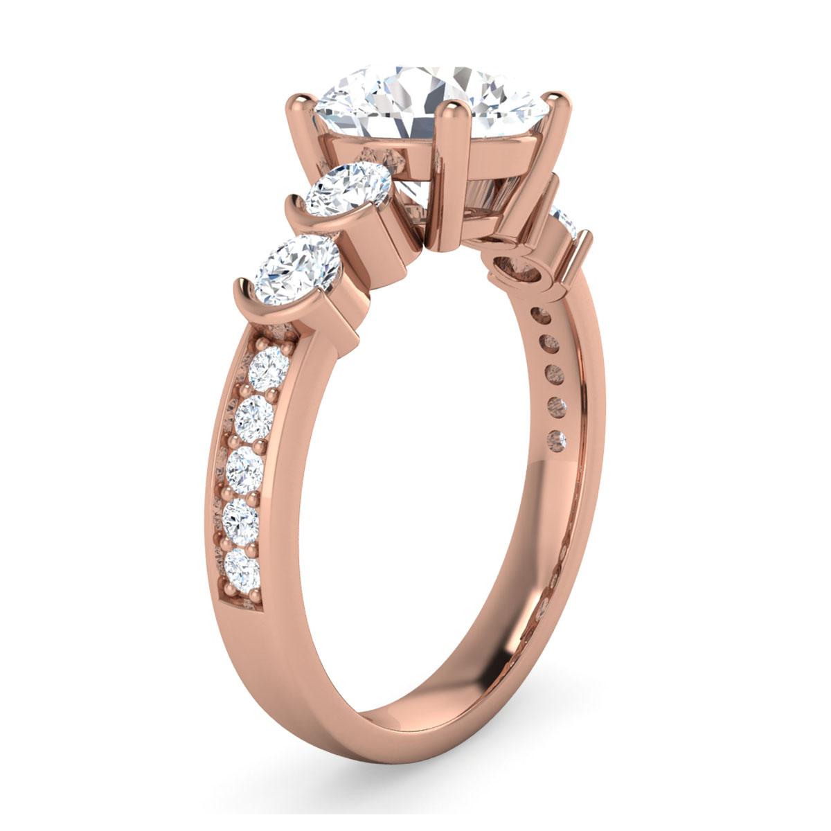 Alia in 18k Rose Gold — view 3