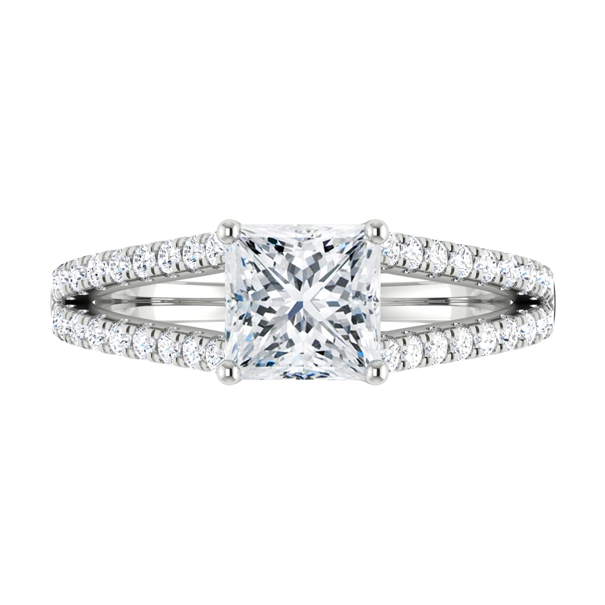 Darcy in 18k White Gold — view 5