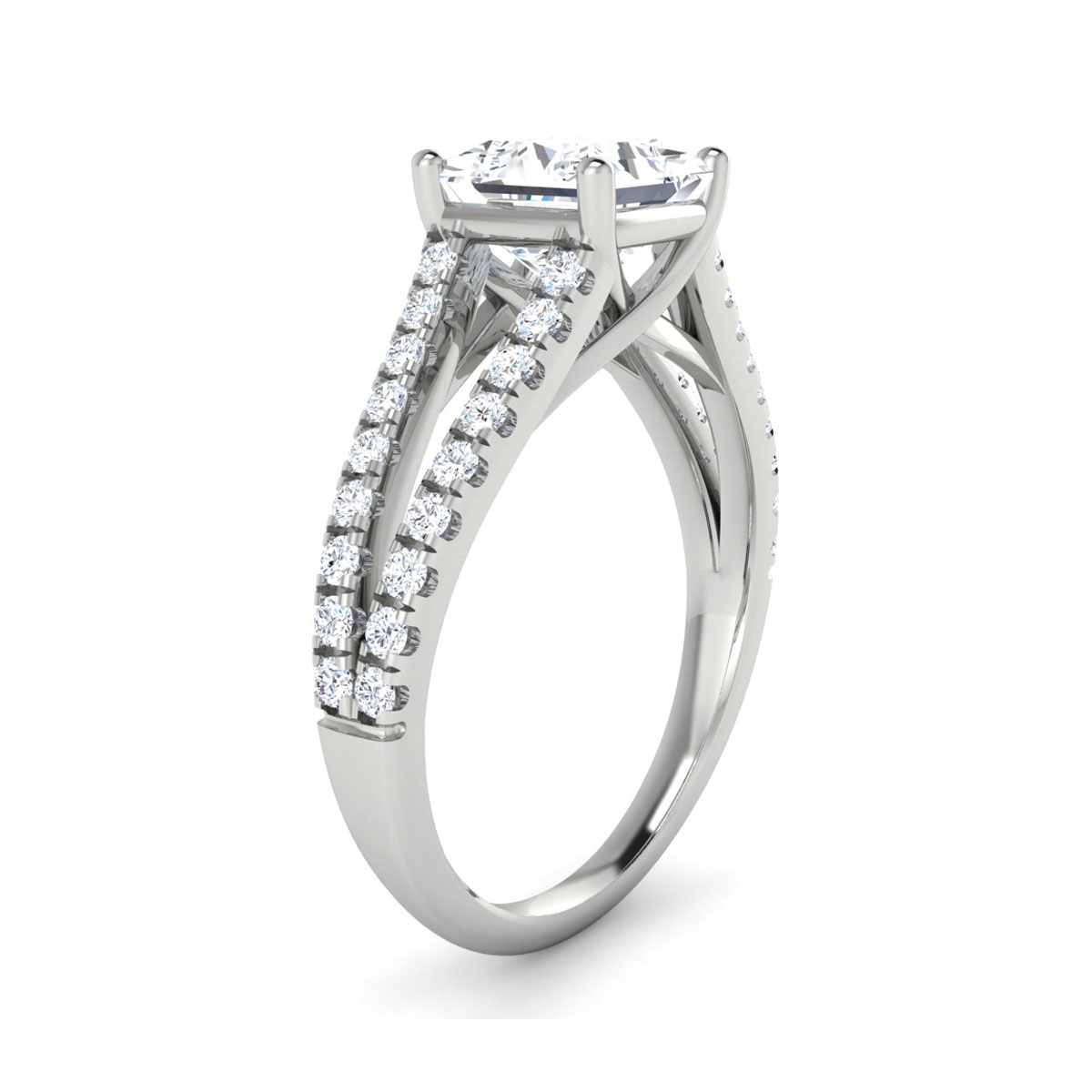 Darcy in 18k White Gold — view 3