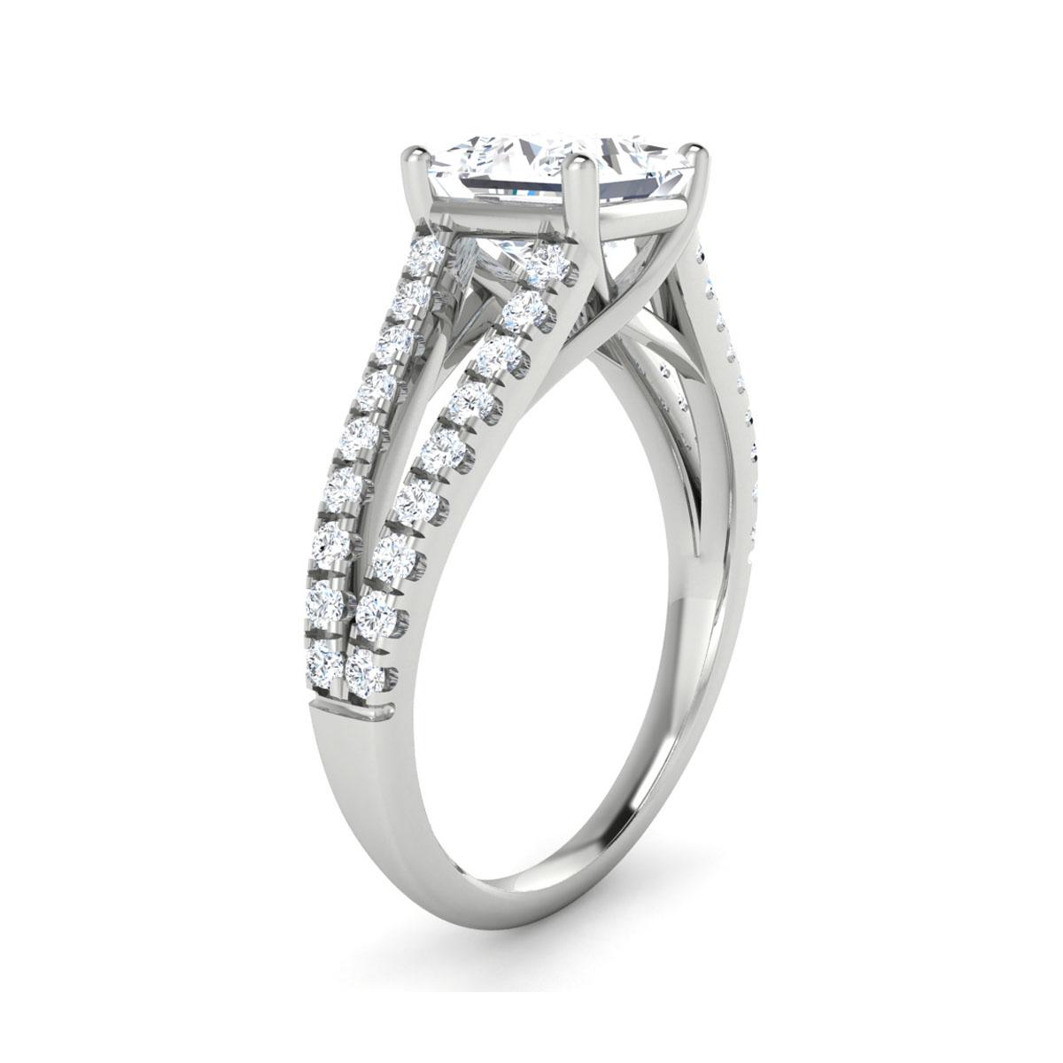 Darcy in 18k White Gold — view 3
