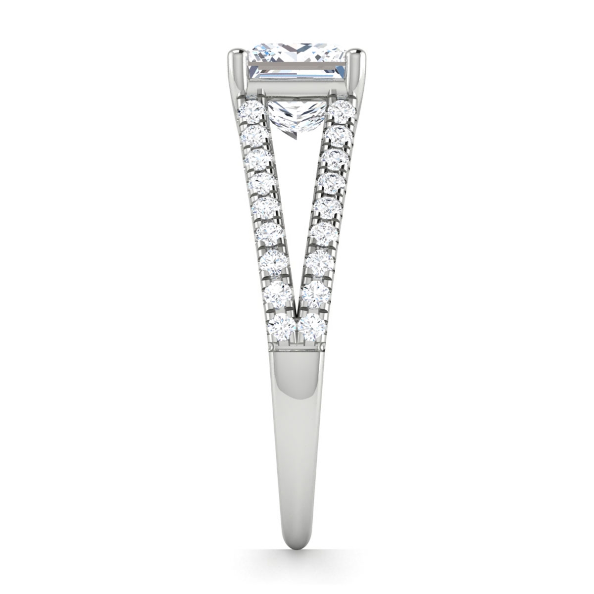 Darcy in 18k White Gold — view 4