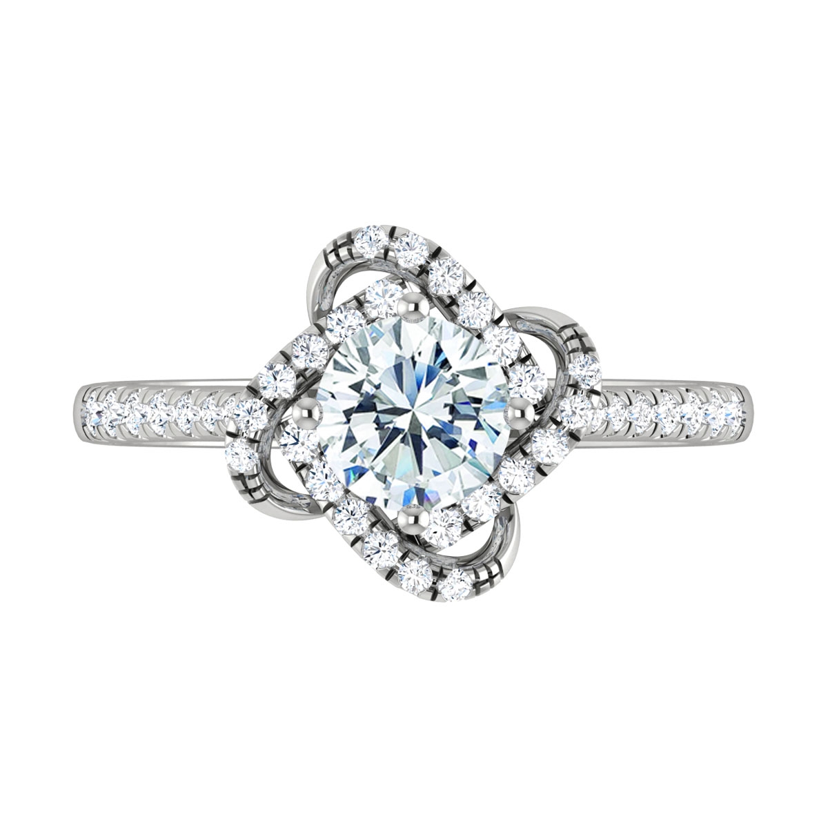 Eleanor in 18k White Gold — view 5