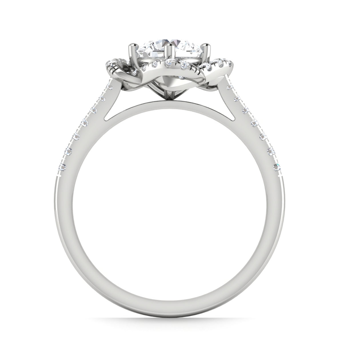 Eleanor in 18k White Gold — view 2