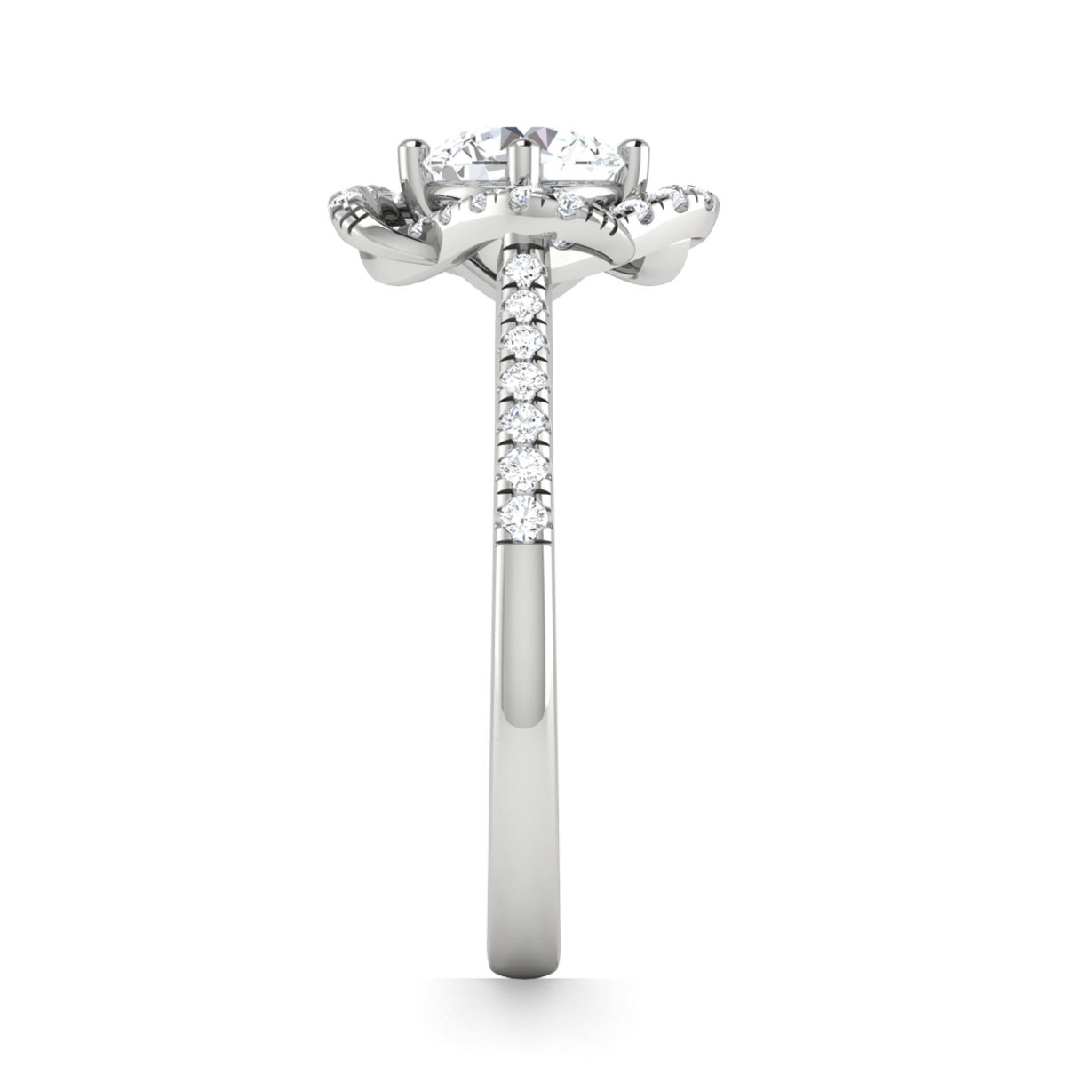 Eleanor in 18k White Gold — view 4