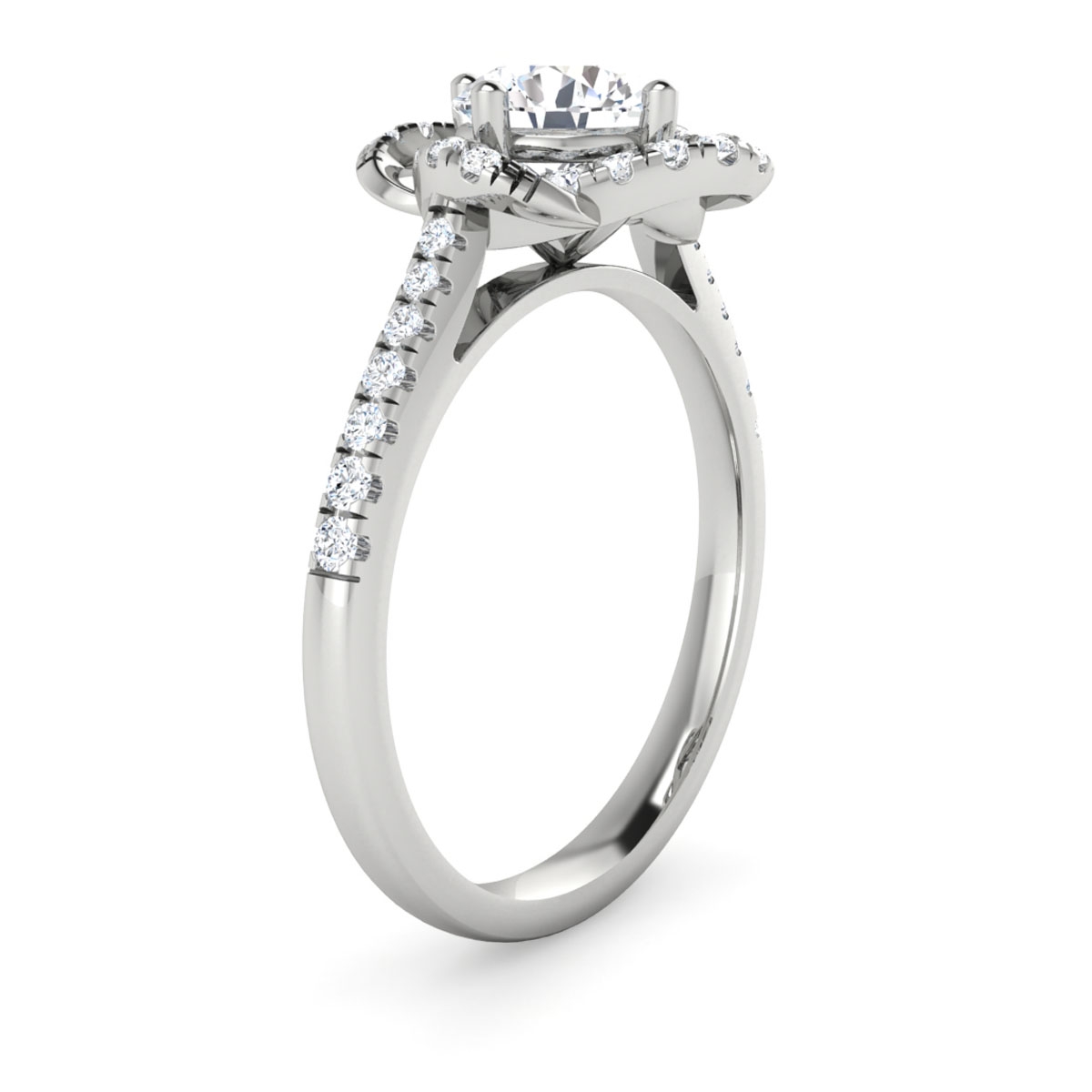 Eleanor in 18k White Gold — view 3