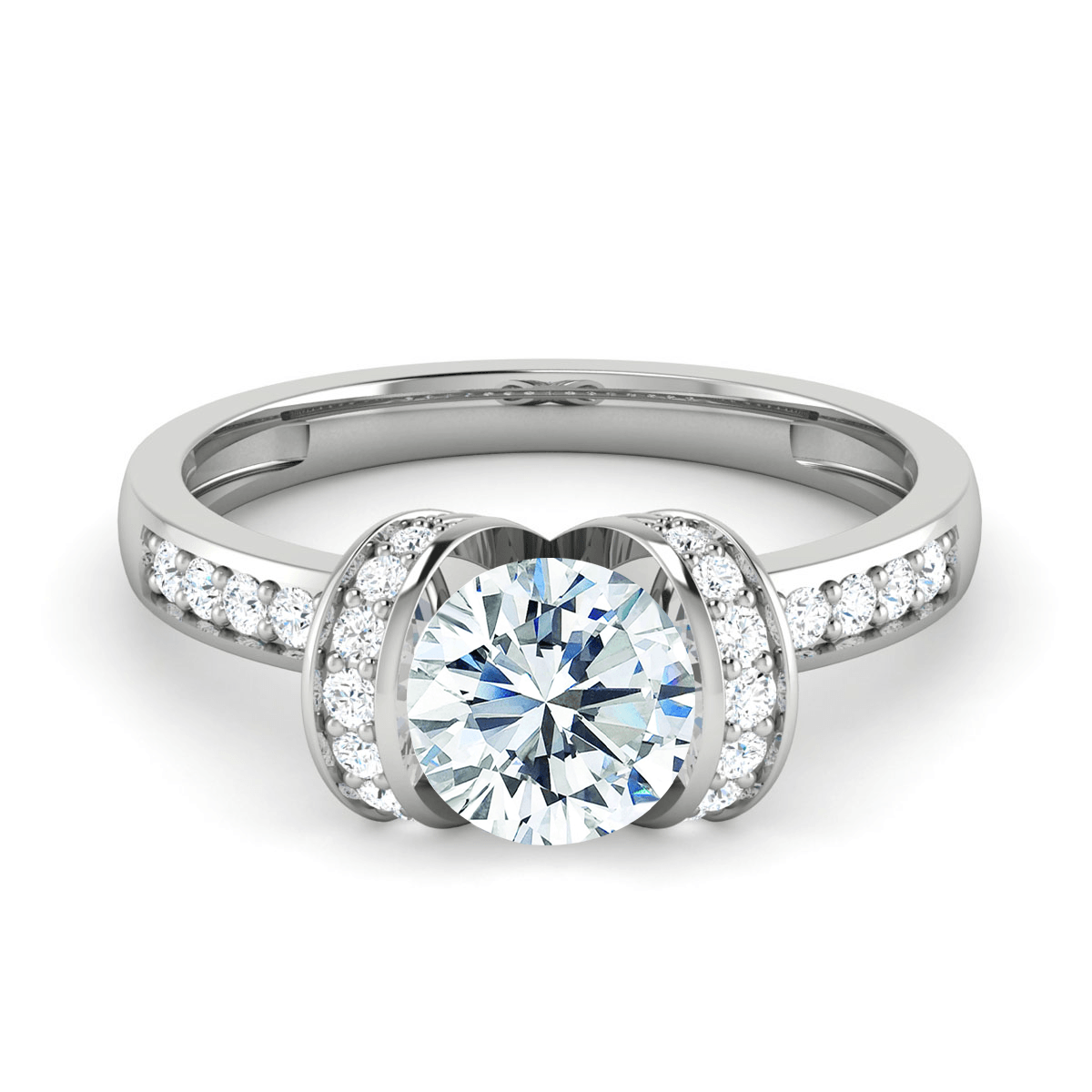 Eliza in 18k White Gold