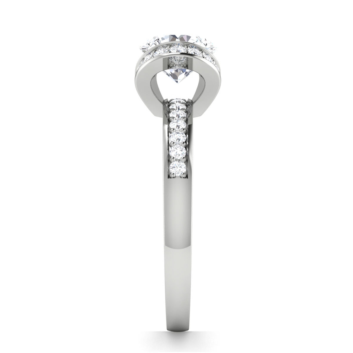Eliza in 18k White Gold — view 4