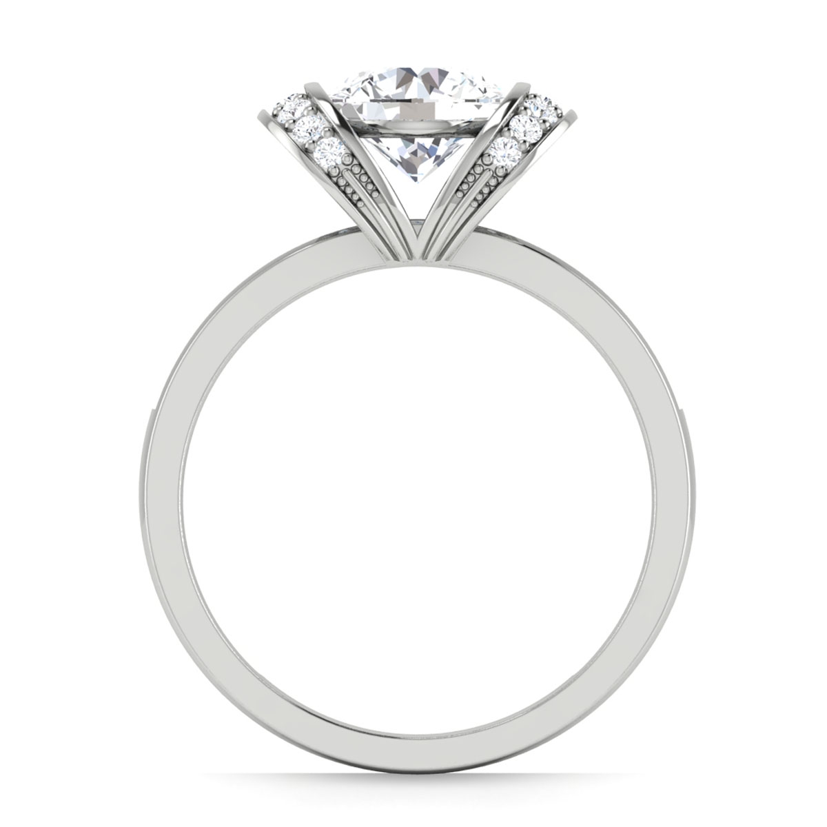 Eliza in 18k White Gold — view 2