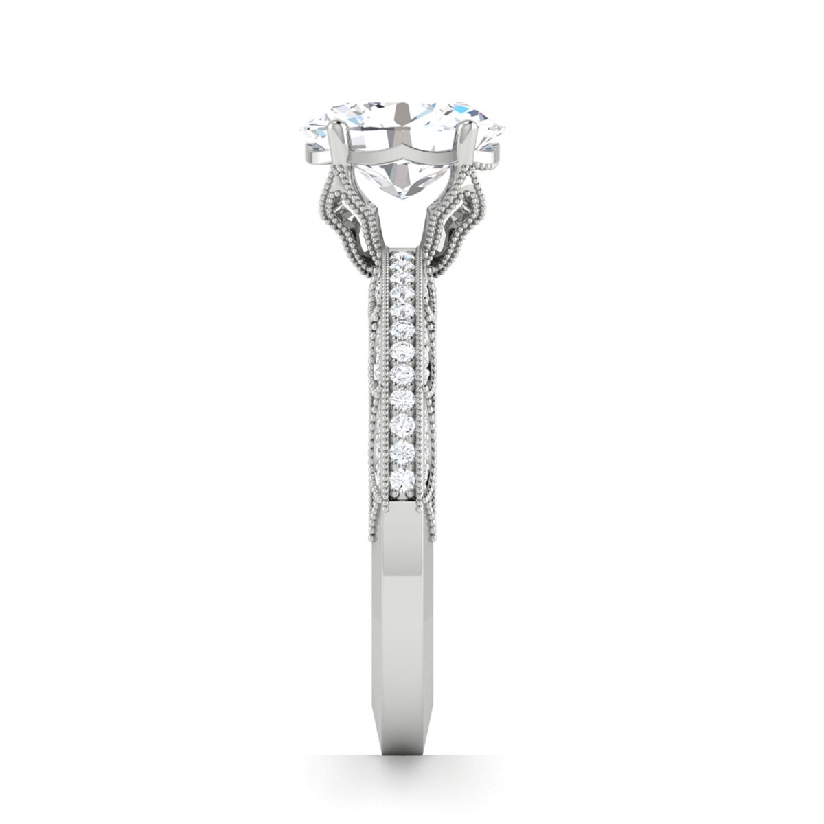Eve in 18k White Gold — view 4