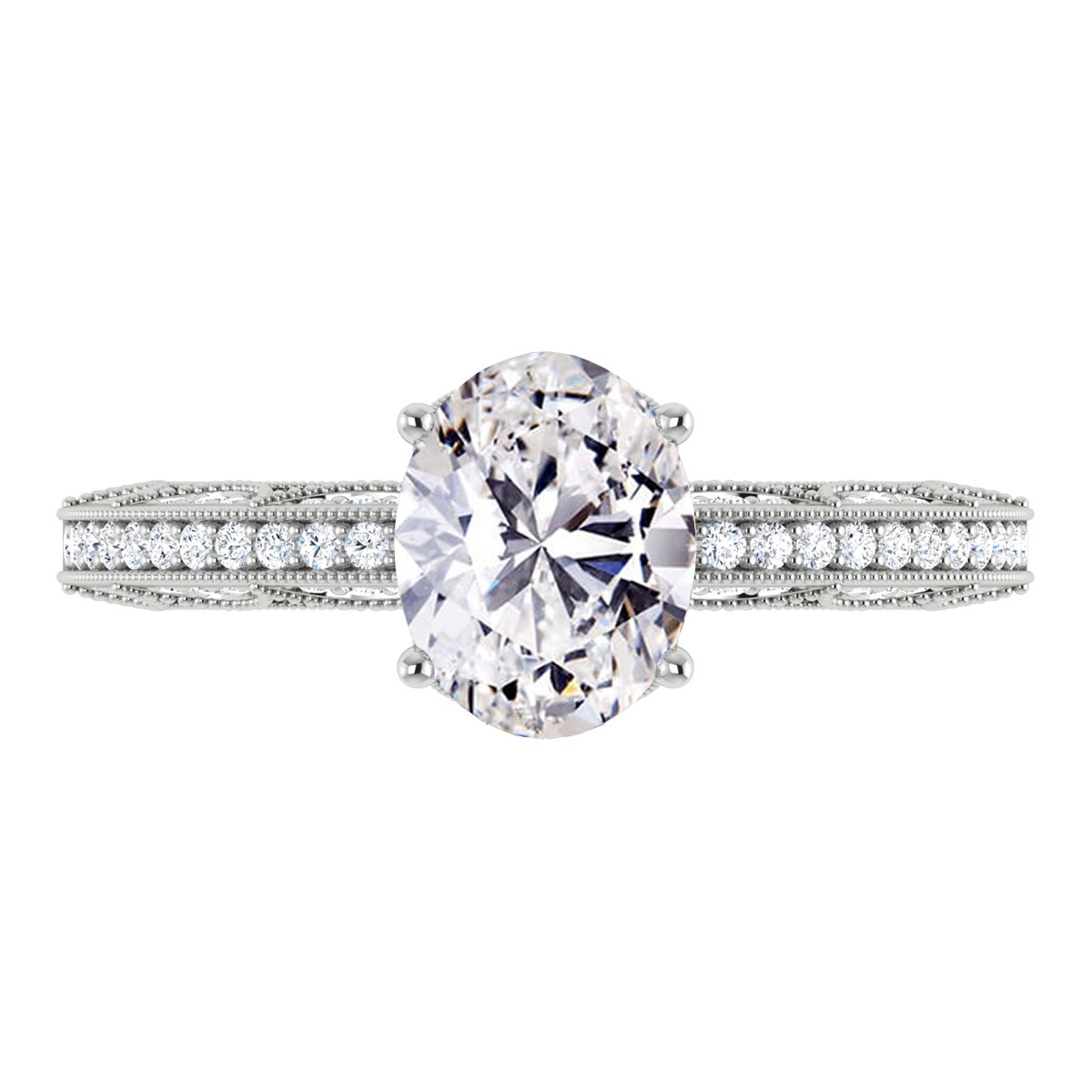 Eve in 18k White Gold — view 5
