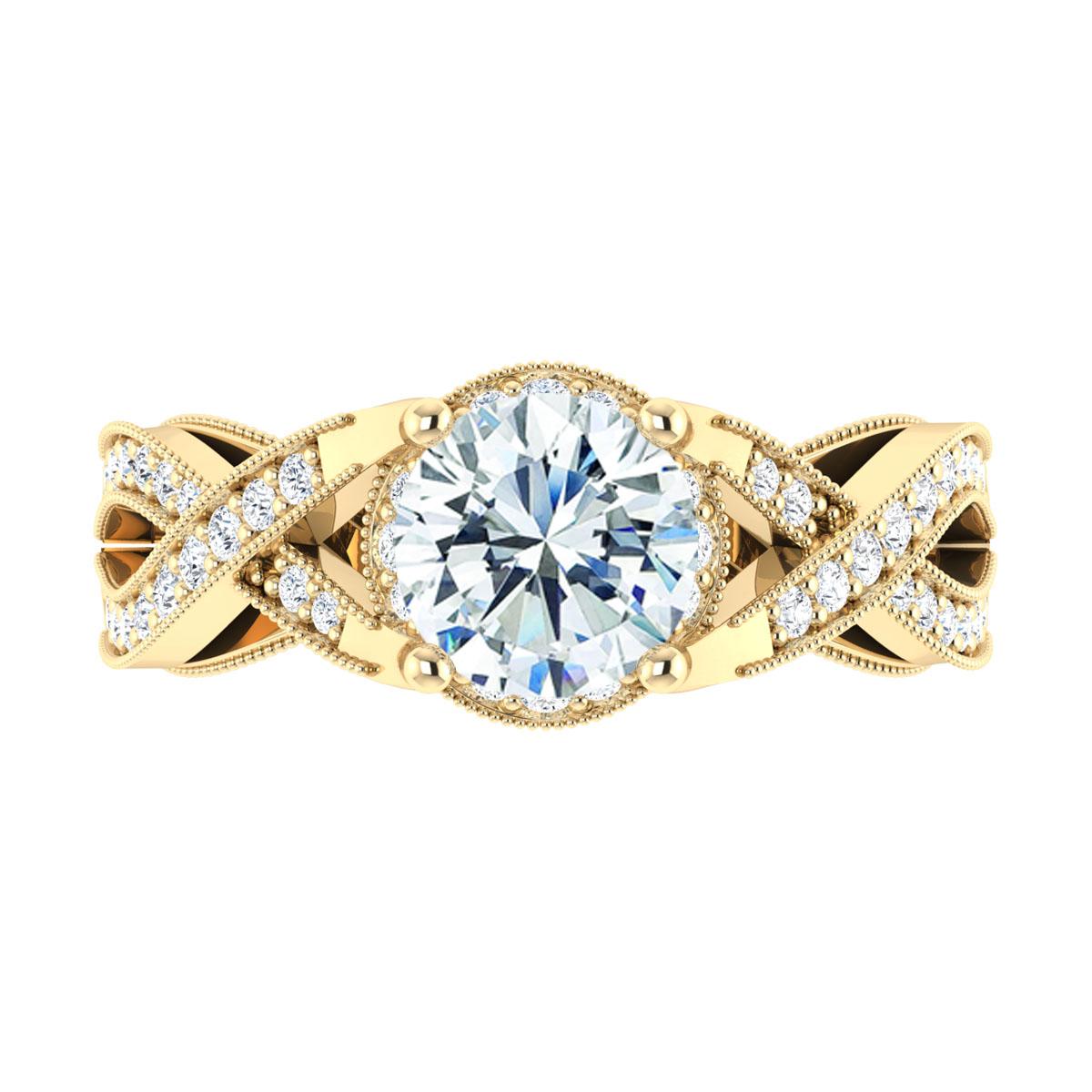 Evelyn in 18k Yellow Gold — view 5