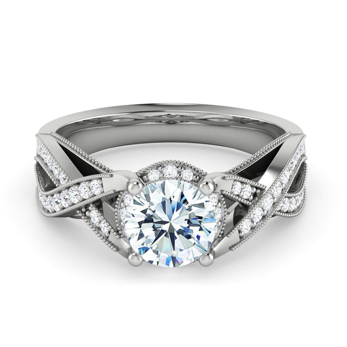 Evelyn in 18k White Gold