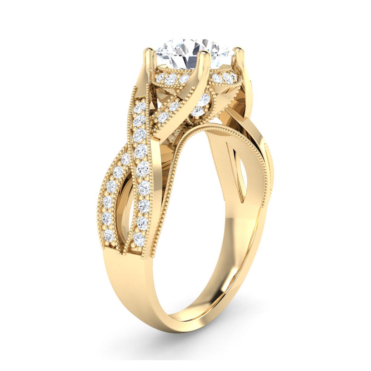 Evelyn in 18k Yellow Gold — view 3