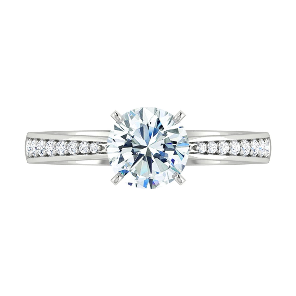 Freya in 18k White Gold — view 5