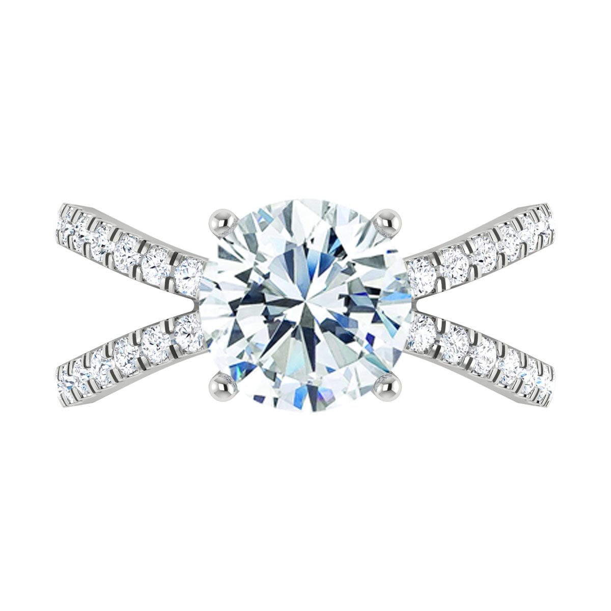 Goldy in 18k White Gold — view 5