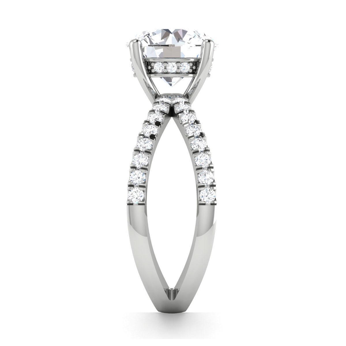 Goldy in 18k White Gold — view 4