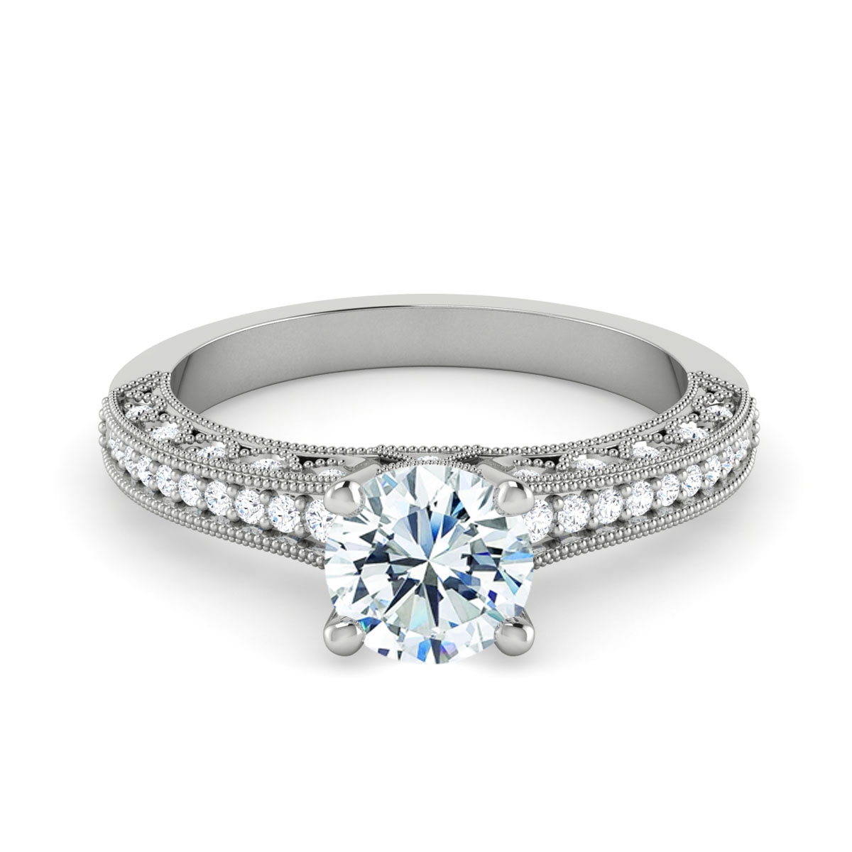 Hailey in 18k White Gold