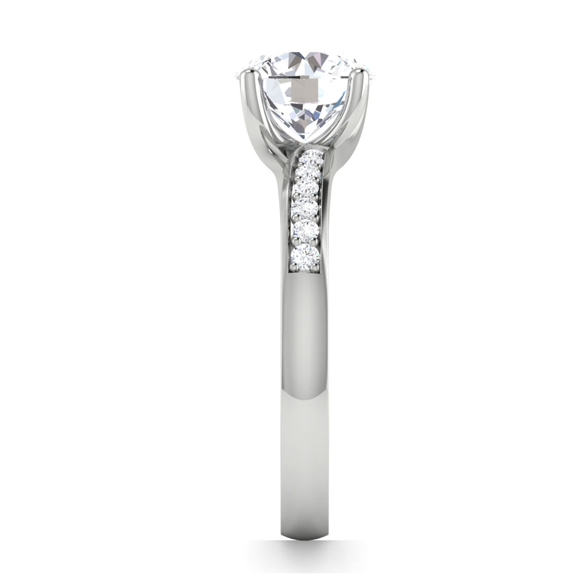 Hana in 18k White Gold — view 4