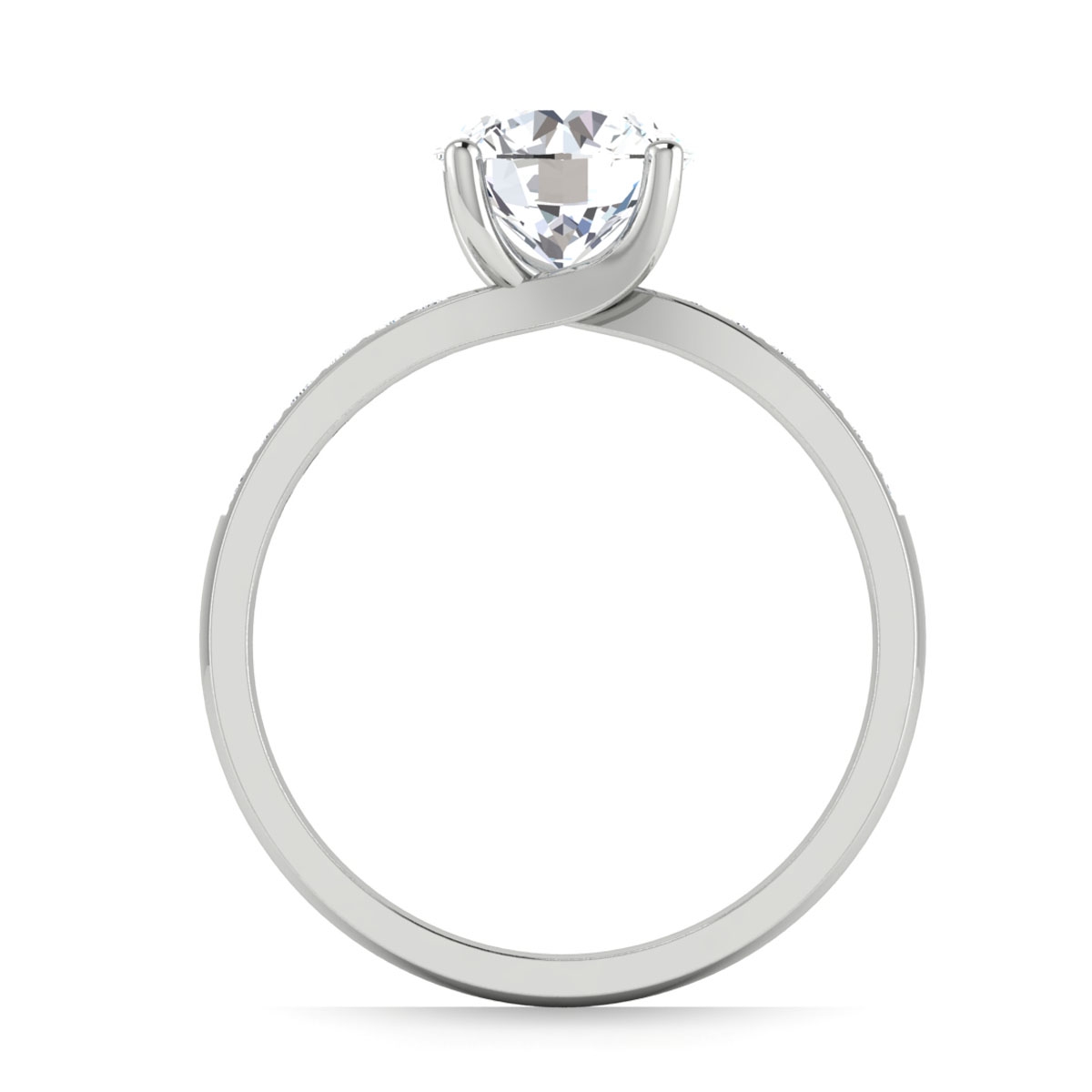 Hana in 18k White Gold — view 2