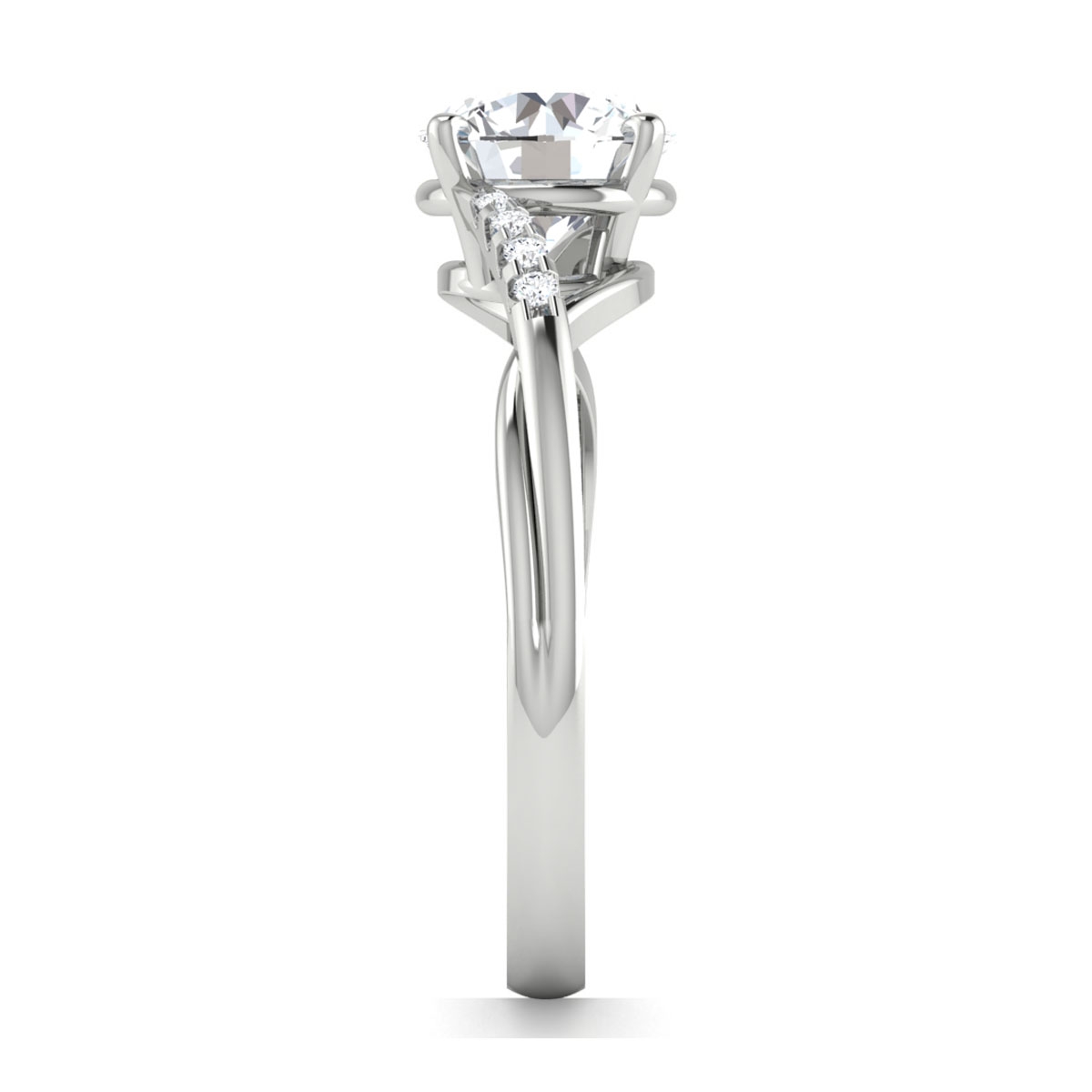 Harriet in 18k White Gold — view 4