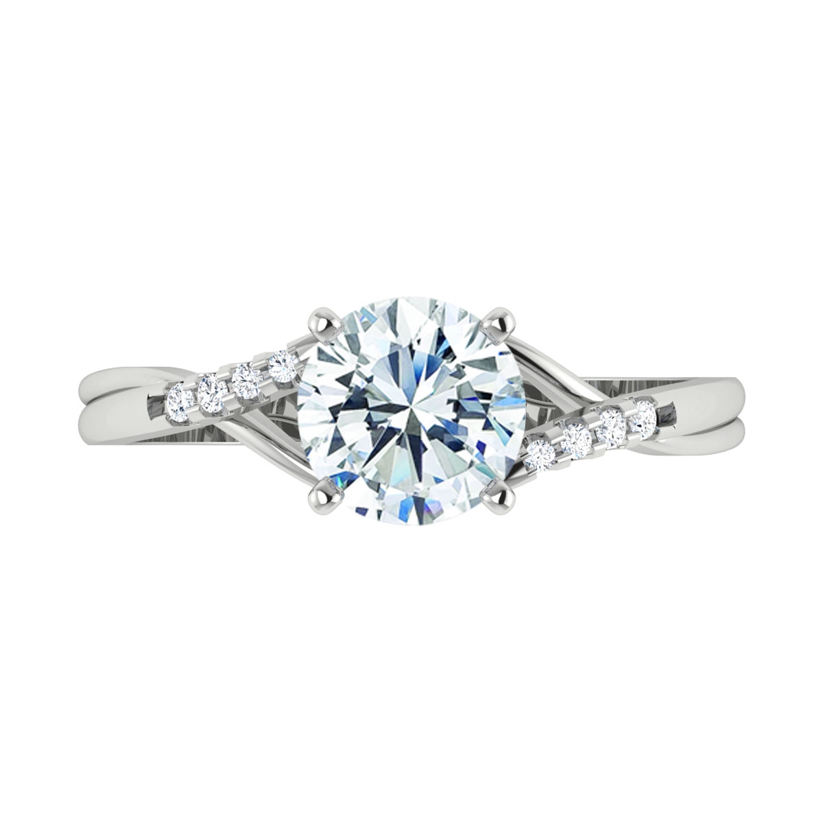 Harriet in 18k White Gold — view 5