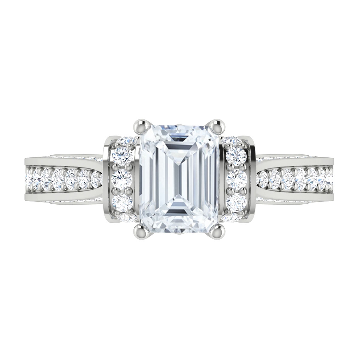 Hazel in 18k White Gold — view 5